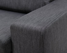 Load image into Gallery viewer, Asko 3-istuttava kangassohva harmaa
