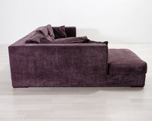 Lataa kuva Galleria-katseluun, 5-istuttava kulmasohva liila
