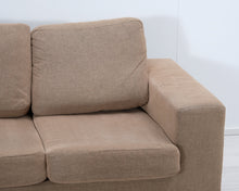 Load image into Gallery viewer, Asko 3-istuttava divaanisohva vaaleanruskea
