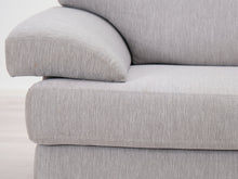 Load image into Gallery viewer, Asko Florence 3-istuttava kangassohva harmaa
