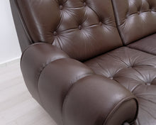 Lataa kuva Galleria-katseluun, 70-luvun nahkasohva
