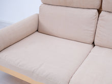 Lataa kuva Galleria-katseluun, Artek 555 Ben Af Schulten 2-istuttava sohva beige
