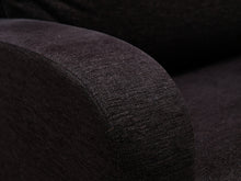 Lataa kuva Galleria-katseluun, 3-istuttava kangassohva ruskea
