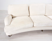Lataa kuva Galleria-katseluun, 3-istuttava kangassohva valkoinen
