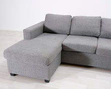 Lataa kuva Galleria-katseluun, 5-istuttava avokulmasohva harmaa
