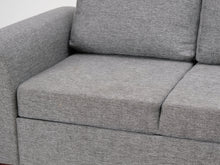Lataa kuva Galleria-katseluun, 3-istuttava vuodesohva divaanilla harmaa
