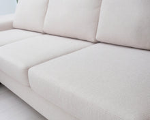 Load image into Gallery viewer, Asko BB 3-istuttava divaanisohva vaaleanbeige
