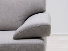 Load image into Gallery viewer, Asko Florence 3-istuttava kangassohva harmaa
