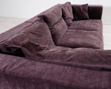 Lataa kuva Galleria-katseluun, 5-istuttava kulmasohva liila
