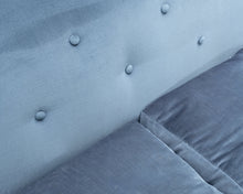 Lataa kuva Galleria-katseluun, 4-istuttava vintagesohva sininen
