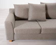 Load image into Gallery viewer, 2-istuttava kangassohva beige
