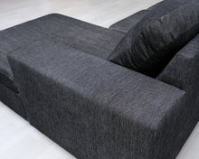 Load image into Gallery viewer, Asko 3-istuttava divaanisohva tummanharmaa
