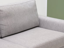 Load image into Gallery viewer, Asko 2,5-istuttava kangassohva harmaa
