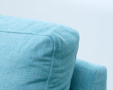 Load image into Gallery viewer, Asko 4-istuttava kulmasohva turkoosi
