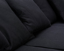 Load image into Gallery viewer, 4-istuttava divaanisohva tummanharmaa
