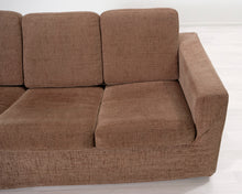 Lataa kuva Galleria-katseluun, 3-istuttava vuodesohva ruskea
