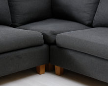 Lataa kuva Galleria-katseluun, 5-istuttava kulmasohva harmaa
