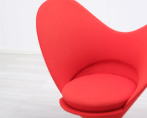 Vitra Heart Cone Chair nojatuoli punainen