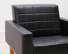 Lataa kuva Galleria-katseluun, 60-luvun kerninojatuoli musta
