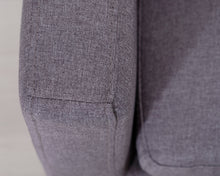 Lataa kuva Galleria-katseluun, 3-istuttava kangassohva ja rahi harmaa
