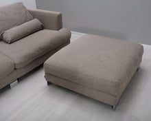 Lataa kuva Galleria-katseluun, 3-istuttava kangassohva ja rahi harmaa
