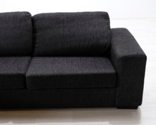 Lataa kuva Galleria-katseluun, 4-istuttava kulmasohva tummanharmaa
