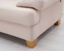 Load image into Gallery viewer, Asko Florence 2-istuttava kangassohva beige
