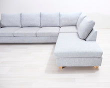 Lataa kuva Galleria-katseluun, 5-istuttava kulmasohva harmaa
