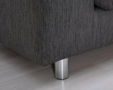 Load image into Gallery viewer, Asko 3-istuttava kangassohva harmaa
