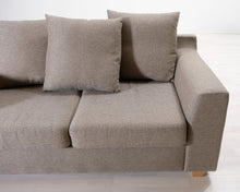 Load image into Gallery viewer, 2-istuttava kangassohva beige
