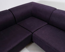 Lataa kuva Galleria-katseluun, 5-istuttava kulmasohva musta
