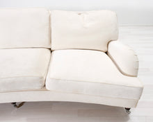 Lataa kuva Galleria-katseluun, 3-istuttava kangassohva valkoinen
