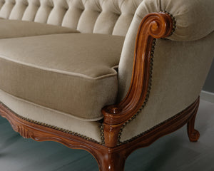 3-istuttava ranskanrokokoo sohva
