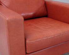 Lataa kuva Galleria-katseluun, Sope nahkainen nojatuoli punainen
