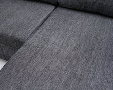 Load image into Gallery viewer, Asko 3-istuttava divaanisohva tummanharmaa
