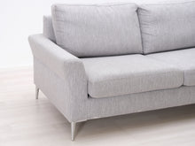 Load image into Gallery viewer, Asko 2,5-istuttava kangassohva harmaa
