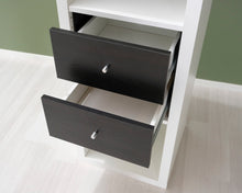 Lataa kuva Galleria-katseluun, IKEA Kallax hylly laatikostolla valkoinen
