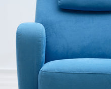 Lataa kuva Galleria-katseluun, Isku Ritz nojatuoli sininen
