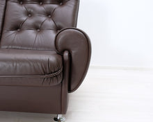 Lataa kuva Galleria-katseluun, 70-luvun nahkasohva
