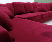 Load image into Gallery viewer, Avokulmasohva punainen
