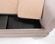 Lataa kuva Galleria-katseluun, 3-istuttava kangassohva ja rahi beige
