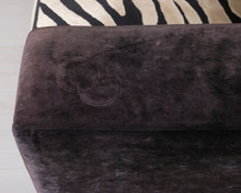 Lataa kuva Galleria-katseluun, 3-istuttava kangassohva tiikerikuvioinen
