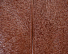 Lataa kuva Galleria-katseluun, 3-istuttava nahkasohva ruskea
