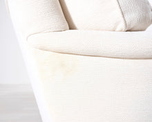 Lataa kuva Galleria-katseluun, 3-istuttava kangassohva valkoinen
