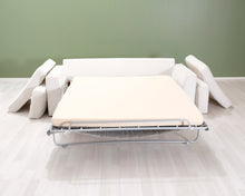 Lataa kuva Galleria-katseluun, Armetal Italia 3-istuttava vuodesohva valkoinen
