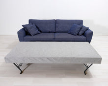 Lataa kuva Galleria-katseluun, 3-istuttava vuodesohva sininen
