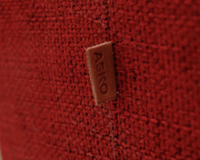 Load image into Gallery viewer, Asko 4-istuttava kulmasohva punainen
