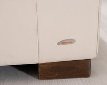 Lataa kuva Galleria-katseluun, 3-istuttava nahkasohva divaanilla luonnonvalkoinen
