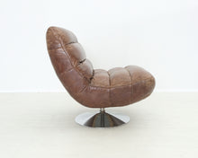 Load image into Gallery viewer, Artwood Hash lepotuoli ruskeaa nahkaa
