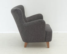 Load image into Gallery viewer, Asko Helena nojatuoli tummanharmaa
